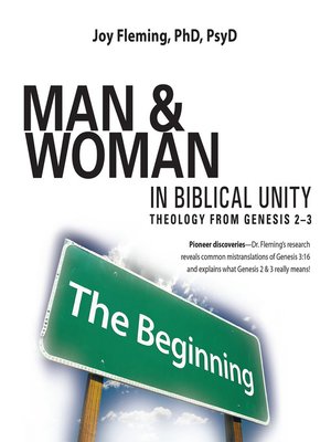 cover image of Man and Woman in Biblical Unity